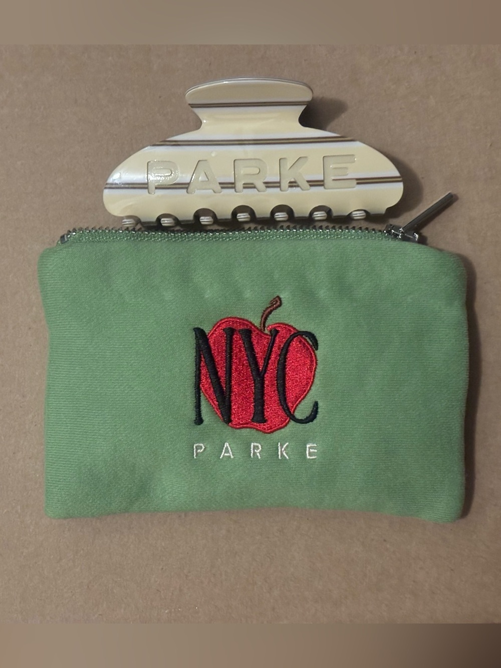 Parke Yellow Stripe Claw Clip